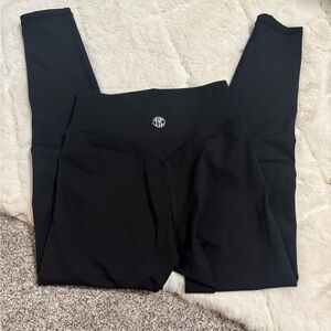 Til You Collapse Black Leggings